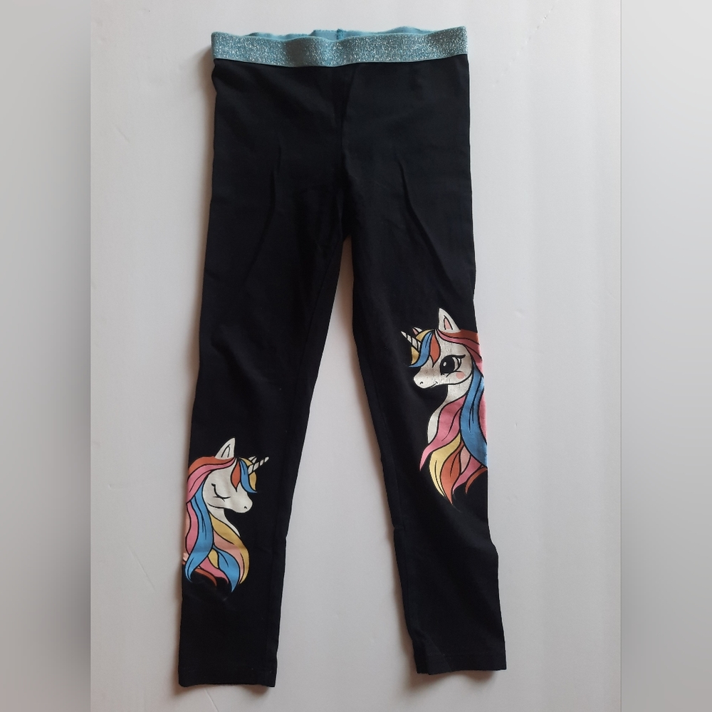 H&M unicorn leggings 4-5y